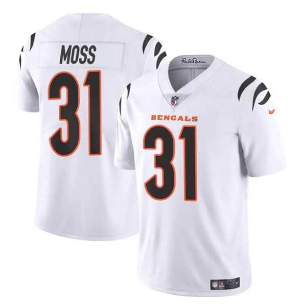 Men & Women & Youth Cincinnati Bengals #31 Zack Moss White Vapor Untouchable Limited Stitched Jersey->cincinnati bengals->NFL Jersey